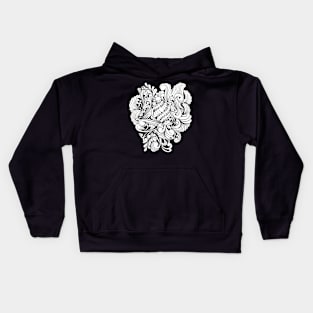 Elegant zentangle desing Kids Hoodie